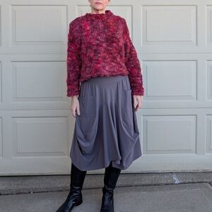 new PORTO ellis draped skirt M 2